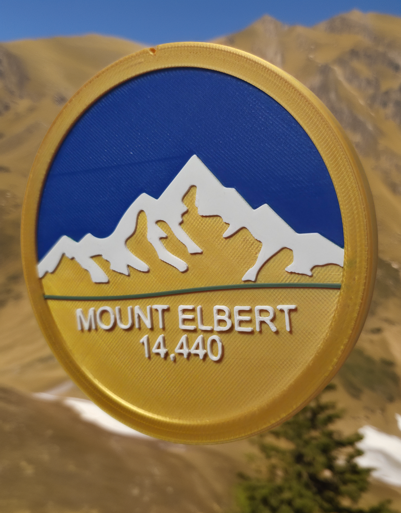Colorado 14er Summit Coin