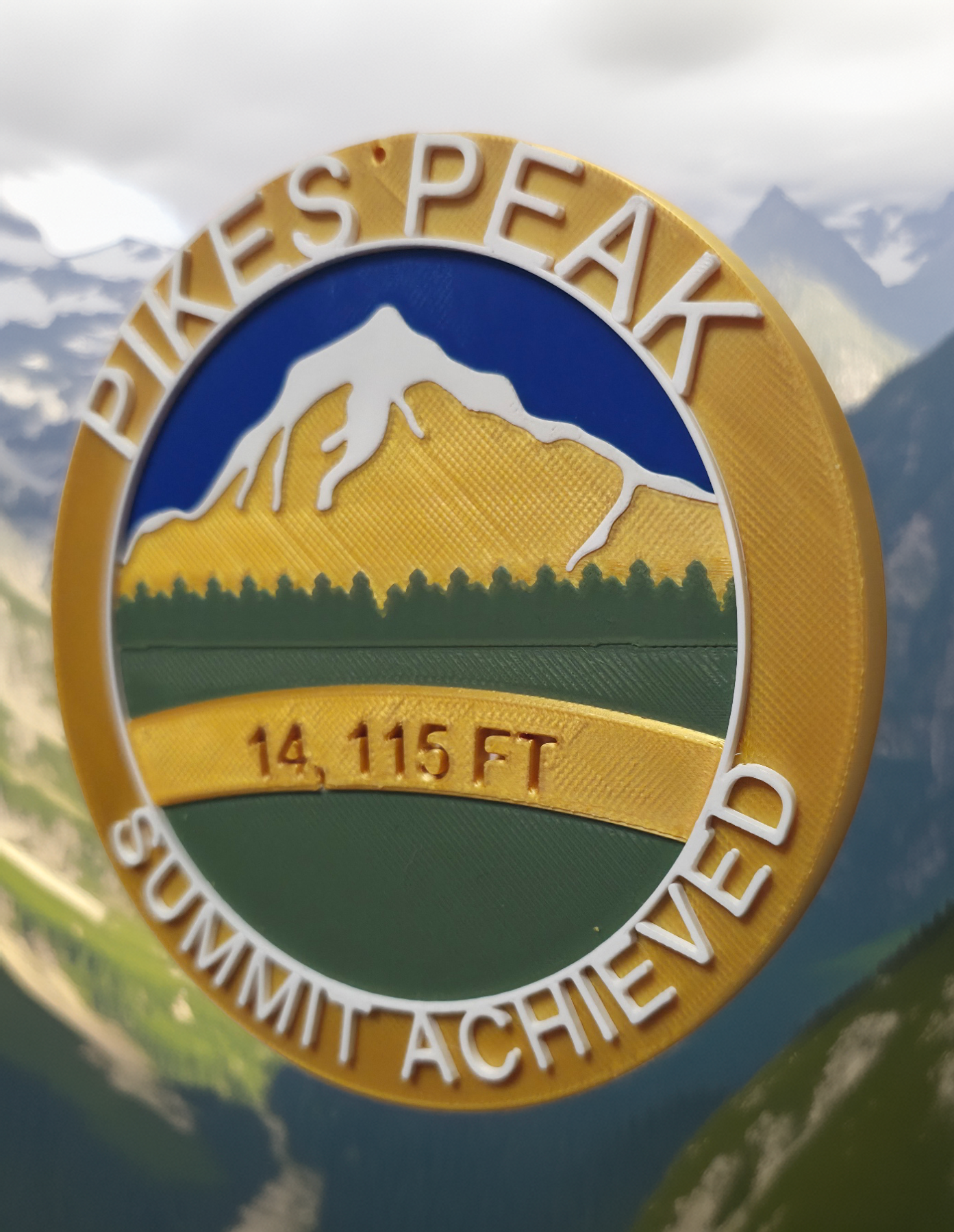 Colorado 14er Summit Coin